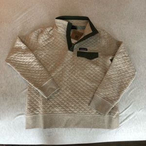 Patagonia Quarter-Snap Quilted Sweatshirt - size S